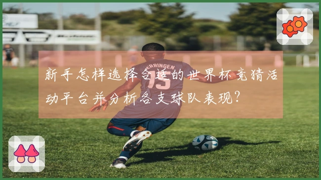 新手怎样选择合适的世界杯竞猜活动平台并分析各支球队表现？