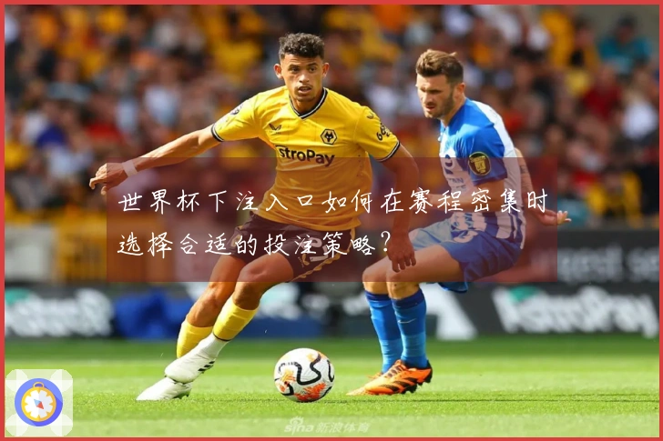 世界杯下注入口如何在赛程密集时选择合适的投注策略？